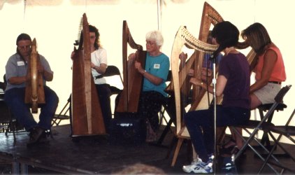 Harpers at Rocky Mountain Fiddle Camp
